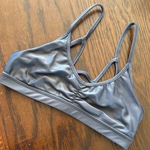 CARBON 38 Women's Strappy Bralette - Slate Blue
